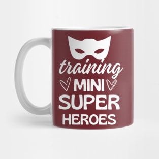 Training Mini Super Heroes Mug